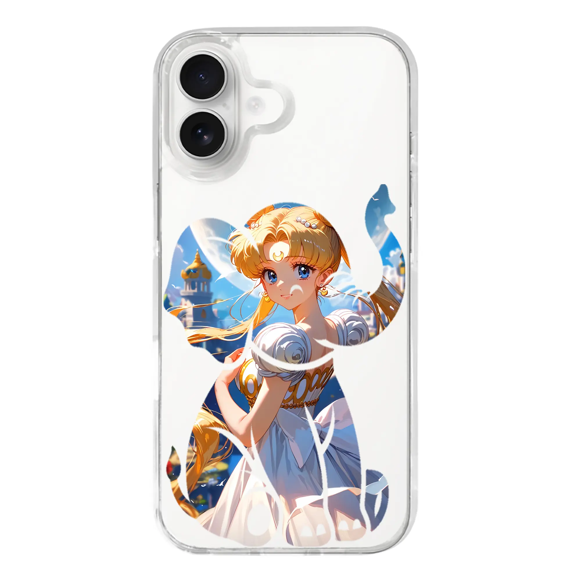 美少女戦士セーラームーン グッズ 月野 うさぎ - iPhone 17シリーズ 透明スマホケース – 薄型・耐衝撃・精密フィット保護カバー